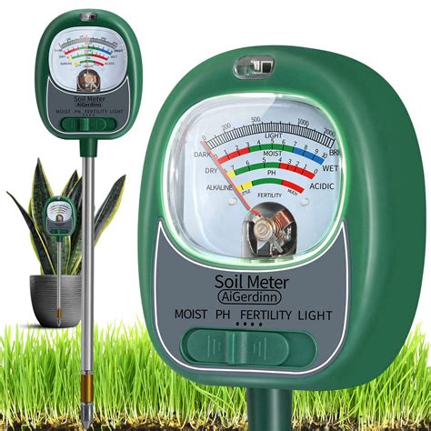 moisture meter for grass|4 in 1 soil meter.